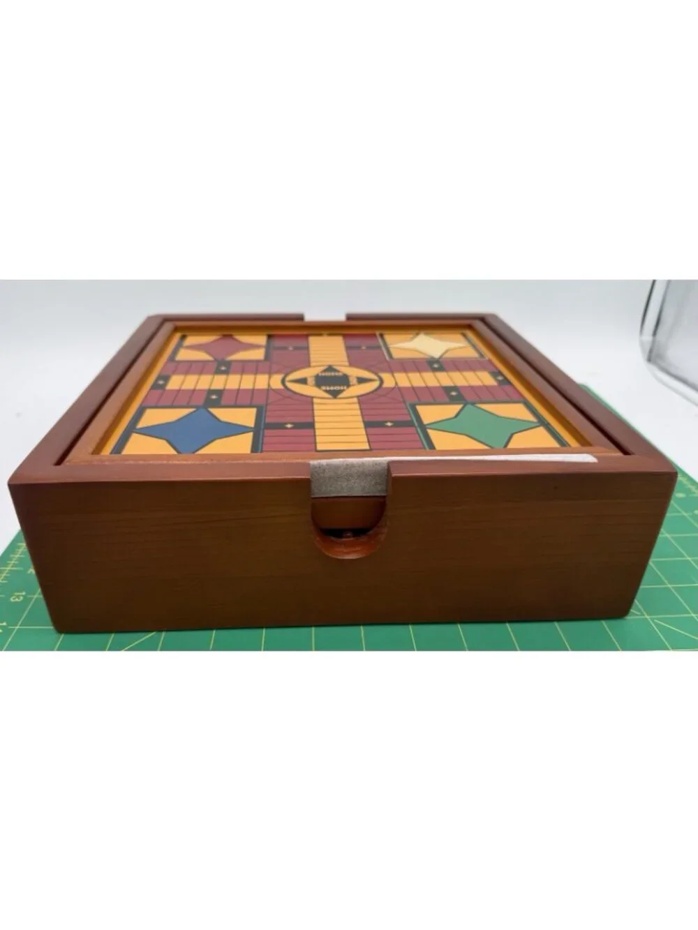 9 Family Games Set Wood Chess Checkers Cribbage By Country Class New READ